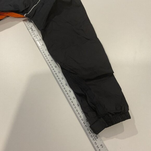 Harley Davidson rain gear 2 pieces suit jacket pants black orange biker X-small - Picture 14 of 14